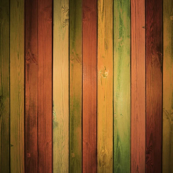 彩色木制背景 — 图库照片