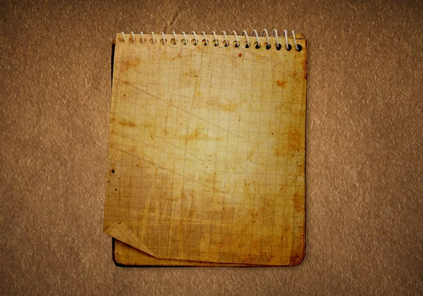 Old notebook — Stock Photo, Image