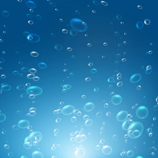 Bolle sotto l'acqua — Foto Stock