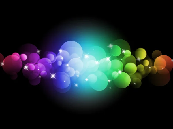 Blurred colored lights — Stock Photo, Image