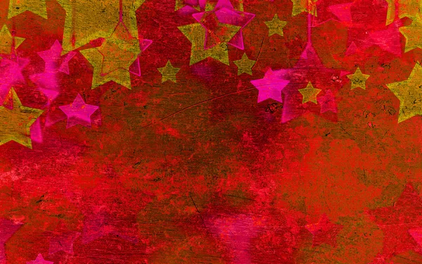 Abstract stars on the grunge — Stock Photo, Image