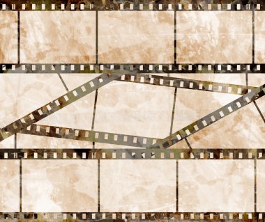 Old film strip clipart