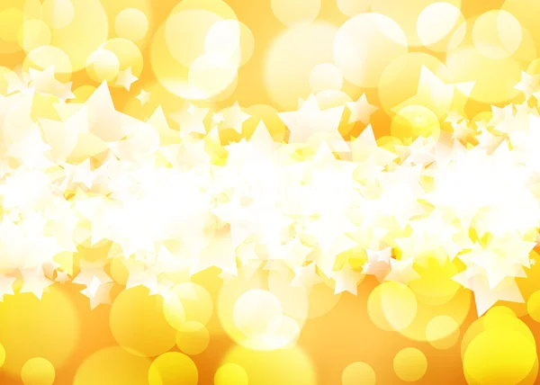 Golden background of the bright lights — Stock Photo, Image
