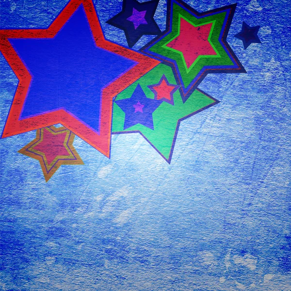 Star grunge on the paper — Stock Photo, Image