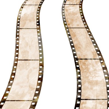 Old film strip clipart