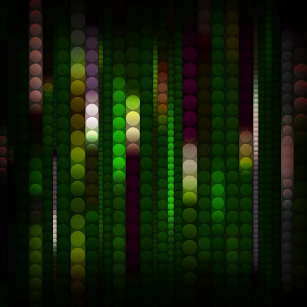 Streifen aus glänzenden farbigen Kreisen — Stockfoto