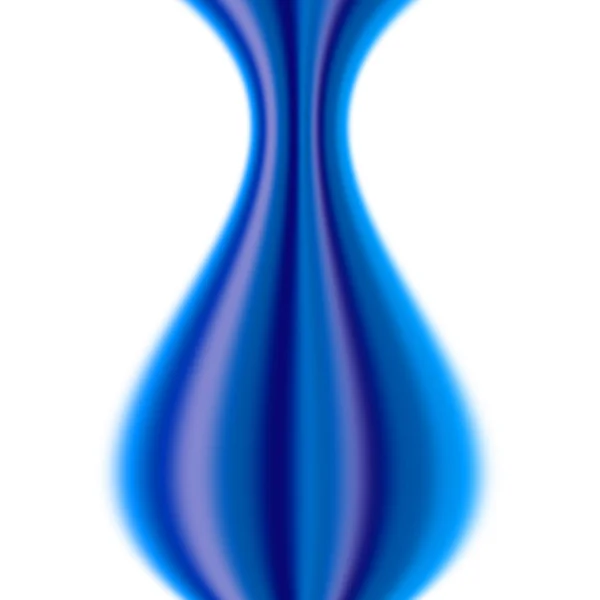 Azul brilhante ondulado — Fotografia de Stock