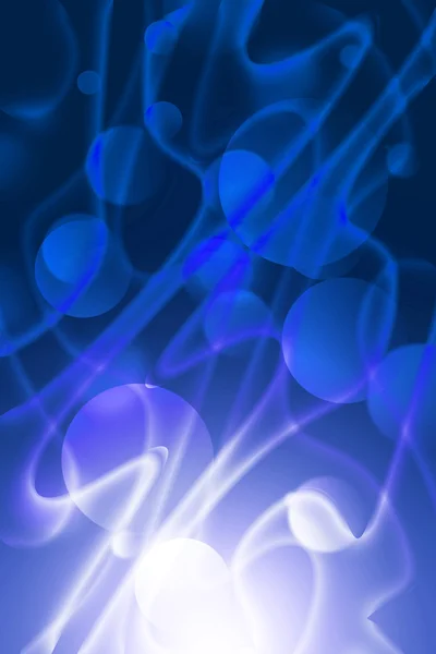 青色の背景に輝くストライプglödande ränder på en blå bakgrund — Stockfoto