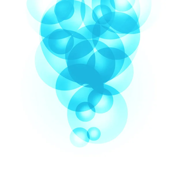 Блакитні кола на білому — стокове фото