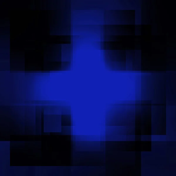 正方形の青色の背景 — ストック写真