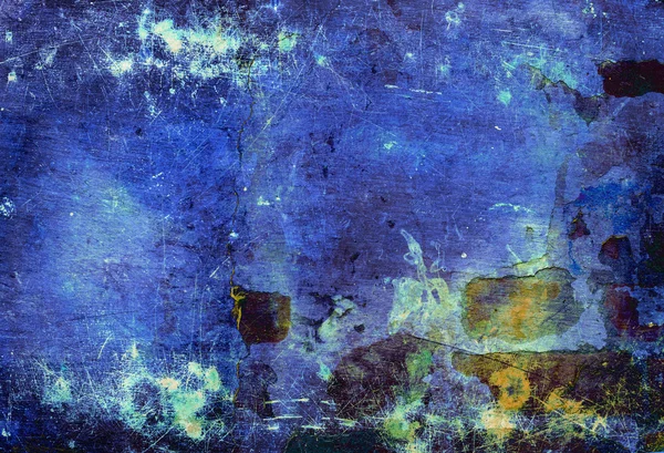 Blau getönte Wand — Stockfoto