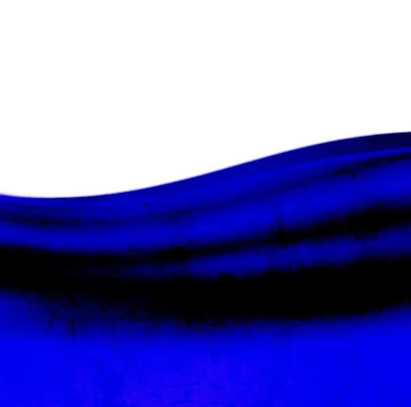 Grunge blauwe kromme gevouwen doek — Stockfoto