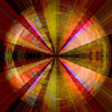 Abstract sun's rays clipart