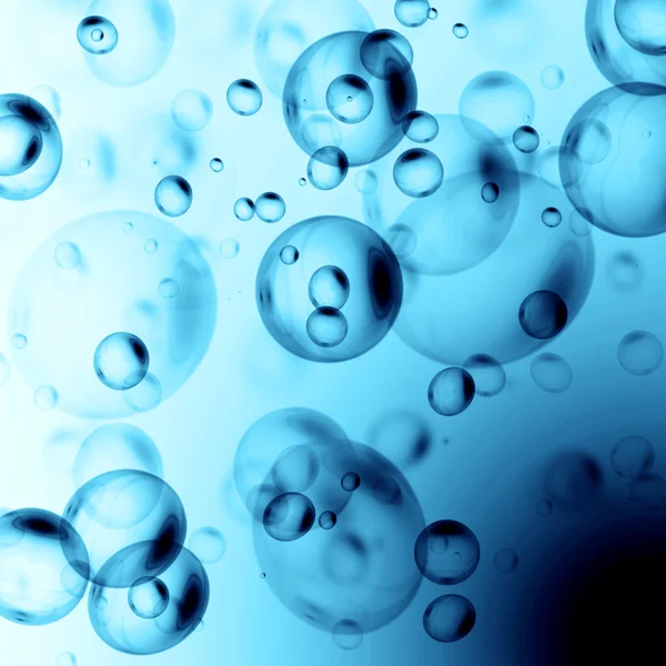 Воздушные пузыри воды — стоковое фото
