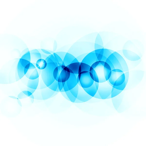 Círculos azuis em um fundo branco — Fotografia de Stock