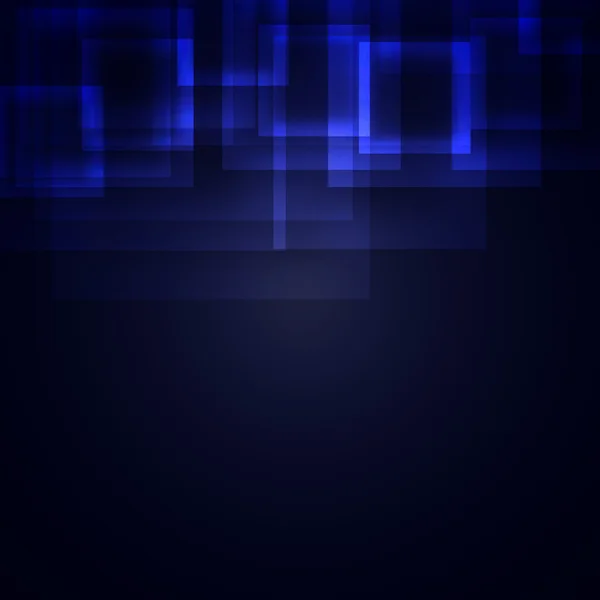 青い正方形の暗い背景 — ストック写真