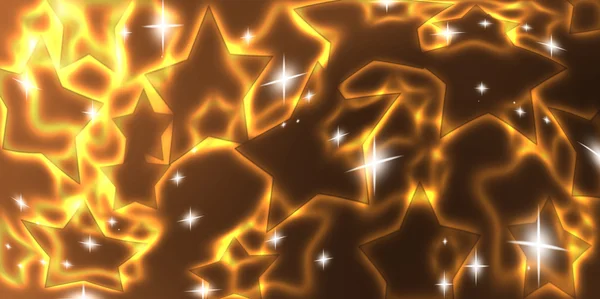 Leuchtende Sterne — Stockfoto