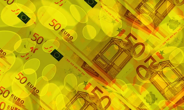 Eurobankovky abstraktní pozadí eurobankovek — Stock fotografie