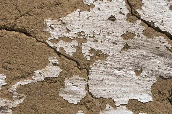 Old cracked clay wall — Stock Photo, Image