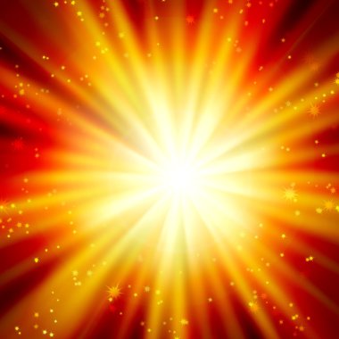 Shining rays clipart