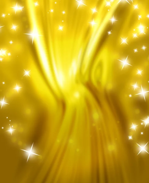 Altın arka plan üzerinde yıldız — Stok fotoğraf