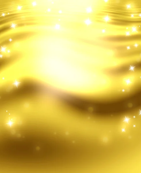 Stars on a background of gold — Stock Photo, Image