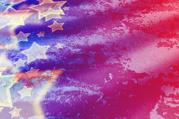 Abstrakt amerikanska flaggan — Stockfoto