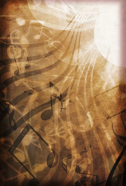 오래 된 음악 시트 — 스톡 사진