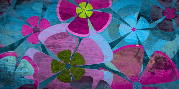 พื้นหลังดอกไม้วินเทจ — ภาพถ่ายสต็อก