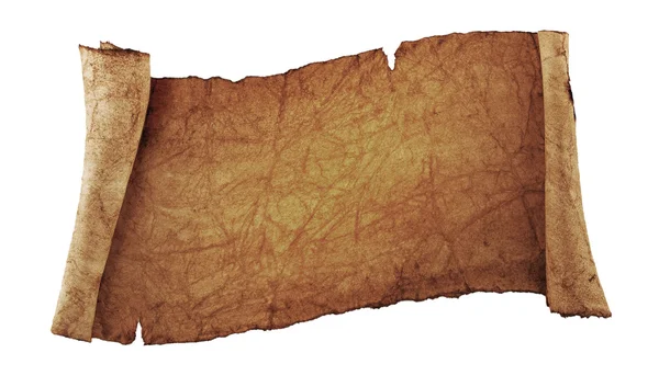 Свиток старого пергамента — стоковое фото