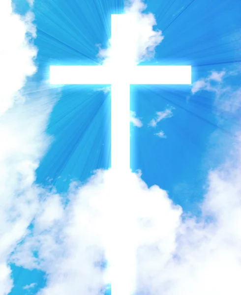 stock image Glowing cross