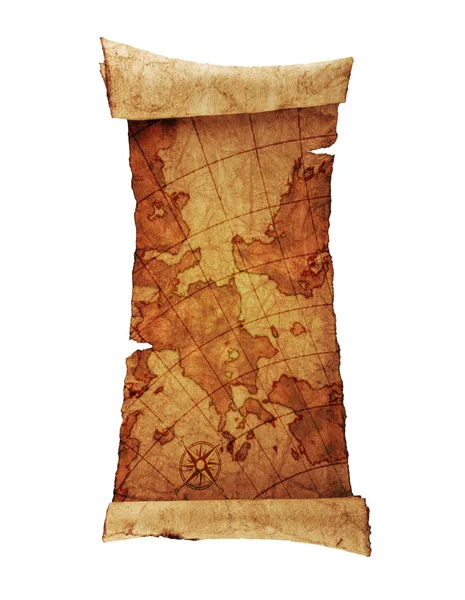 Antik ilerleyin harita — Stok fotoğraf