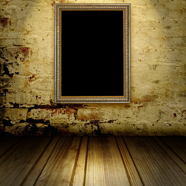Старая стена и пол
