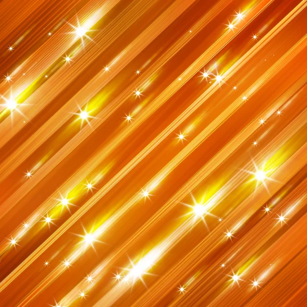 Блестящие звезды размыли желтый и красный фон — стоковое фото