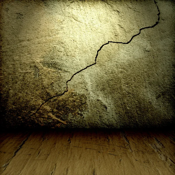 Oude muren en vloeren — Stockfoto