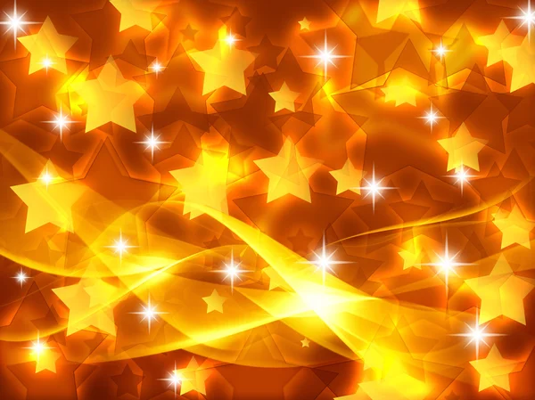 Fondo abstracto con estrellas luminosas . — Foto de Stock