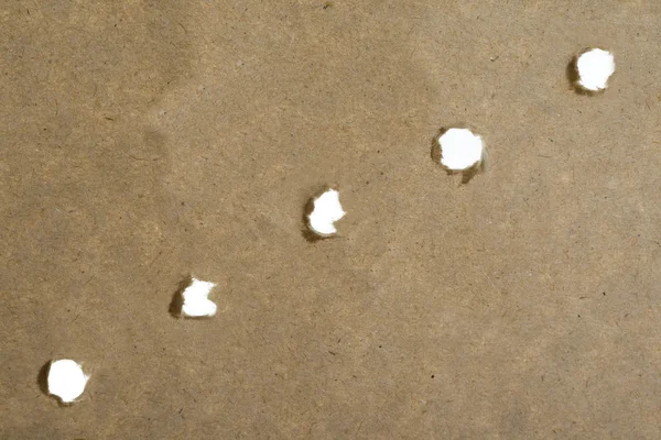 Holes from the bullets — Stock Photo, Image