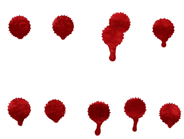 Salpicaduras de sangre roja — Foto de Stock