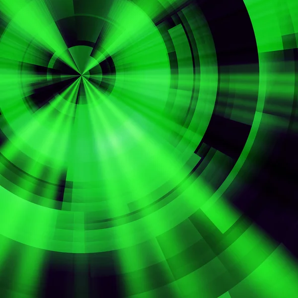 Groene cirkels van rechthoekige — Stockfoto