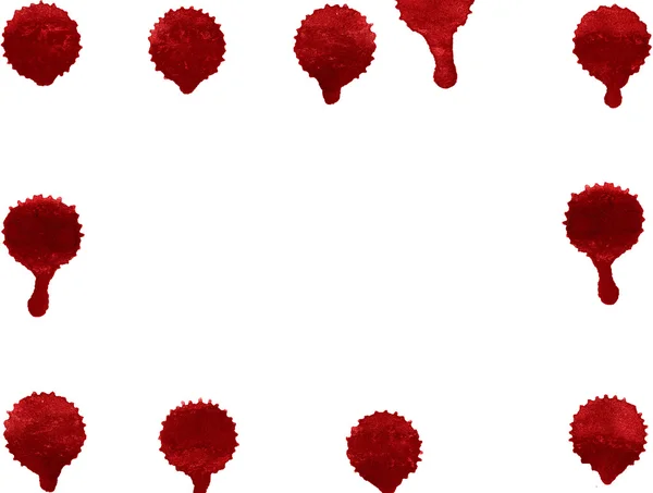 Salpicaduras de sangre roja —  Fotos de Stock
