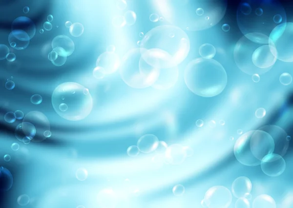 Пузыри под водой — стоковое фото