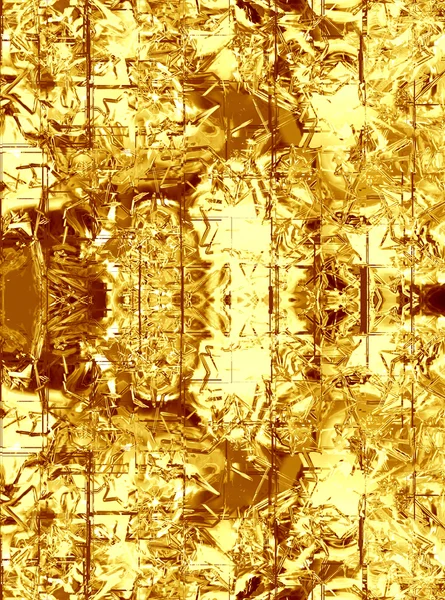 Gold metal squares — Stock Photo, Image