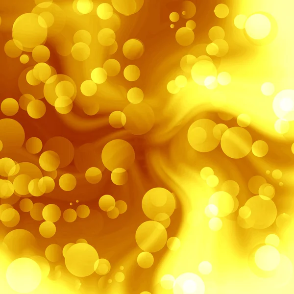 Blurred lights on a bright golden — Stock Photo, Image
