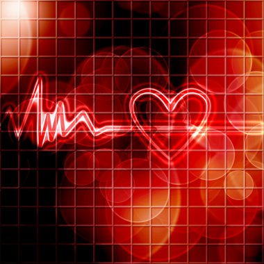 Heart monitor clipart