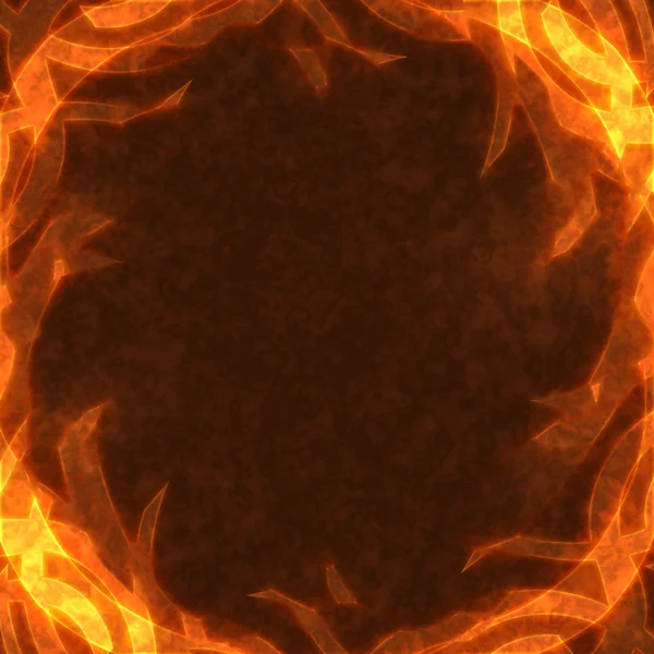 Quadro dos elementos de queima — Fotografia de Stock