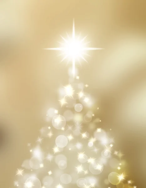 Glänzender Weihnachtsbaum — Stockfoto