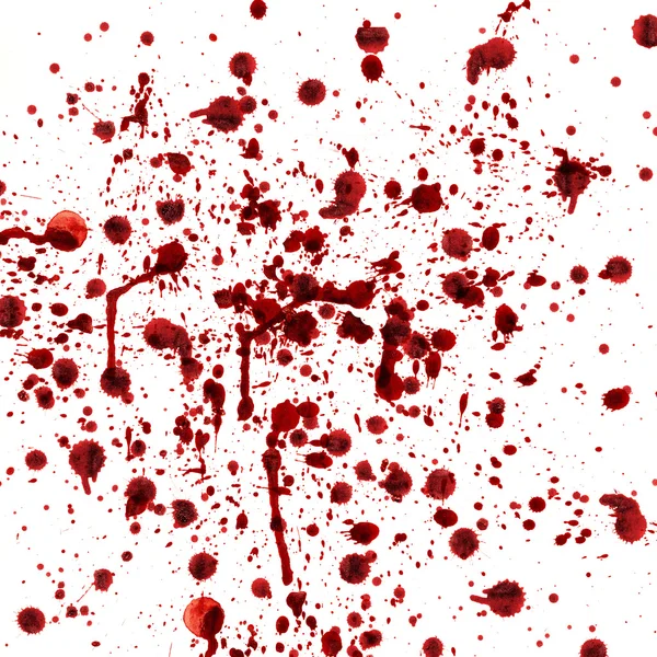 Spots and splashes of blood — Stock Photo, Image