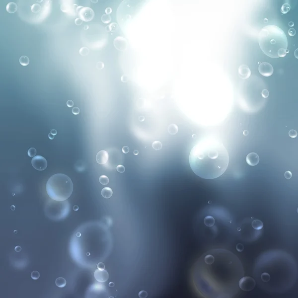 Burbujas de aire de agua — Foto de Stock