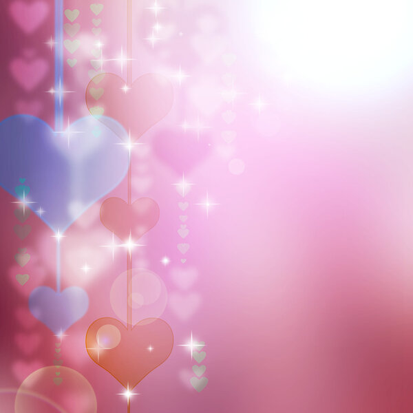 Абстрактный романтический фон
