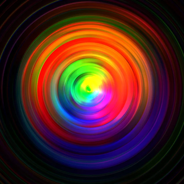 Fondo de círculos concéntricos de colores — Stockfoto